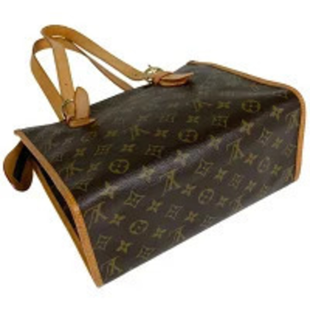 Louis Vuitton Shoulder Handbag Brown Bag Monogram Popincourt Brown